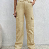 Tall Jeans cargo con bolsillo lateral con solapa