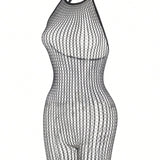 Classic Sexy Bodystocking Sensual Para Mujer Con Diseno Calado