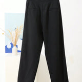 DAZY Pantalones Cortos Con Cremallera Y Detalles Plegados