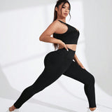Yoga Basic Leggings deportivos unicolor con bolsillo de movil