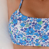 Swim Conjunto De Traje De Bano Con Estampado Floral Multicolor