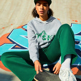 Street Sport Conjunto Deportivo De Sudadera Con Capucha Y Pantalon Para Mujer Con Letras Impresas