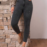 LUNE Jeans Desgastados Para Mujer