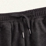 EZwear Pantalones de chandal con cintura ajustable y bloques de color