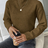 Essnce Sweater De Hombro Caido De Un Solo Color