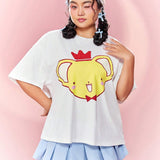 CARDCAPTOR SAKURA |  Playera De Manga Corta Con Estampado De Caricaturas En a Grande