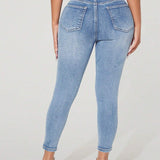 PETITE Jeans De Corte Slim Lavados