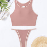 Swim Bikini Estilo Chaleco Para Mujeres