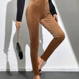 Tall Pantalones De Lapiz Con Bolsillo Para Mujer