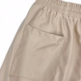 EZwear Pantalones Cargo Con Cordon En La Cintura