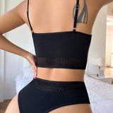 Conjunto De Ropa Interior De Mujer Sin Costuras