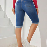 Prive Jeans Ajustados Elasticos De Longitud 6/10 Para Mujeres