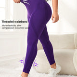 Yoga Basic Leggings De Entrenamiento Para Controlar El Abdomen Y De Talla Grande, Pantalones De Yoga