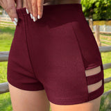 ICON Pantalones Cortos Huecos Para Mujer