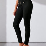 Tall Pantalones Pitillo Con Detalles De Botones Y Cremallera Para Mujer