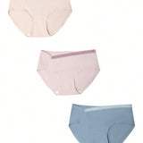 Underwear&Sleepwear Maternity 3 Piezas Braguitas Premama Bloque De Color Con Borde Triangular