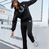 Street Sport Sudadera Y Pantalon Con Cremallera Y Monograma