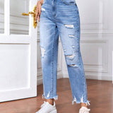 Tall Jeans Rotos Para Mujer