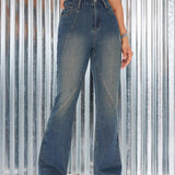 Jeans Acampanados De Mujer