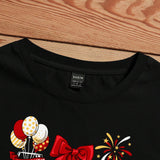 LUNE Camiseta Corta De Manga Corta Con Impresion De Copa Para Mujer