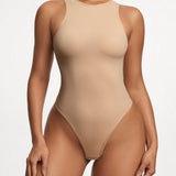 SHAPE Body Ajustado Sin Espalda De Color Solido Para Mujer