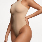 SHAPE Body Ajustado Sin Espalda De Color Solido Para Mujer