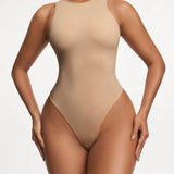 SHAPE Body Ajustado Sin Espalda De Color Solido Para Mujer