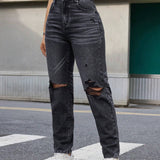 EZwear Jeans Desgastados Para Mujer