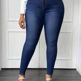 Jeans Ajustados De Talla Grande