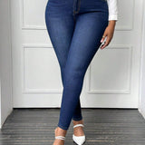 Jeans Ajustados De Talla Grande