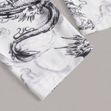 EZwear Women's Plus Size T-shirt With Dragon Print