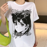 DAZY Camiseta Suelta De Mujer Con Estampado De Retrato