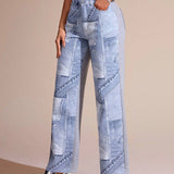 BAE Pantalones Jeans De Mujer Con Bolsillos