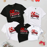 Family Pack Camiseta De Manga Corta Con Estampado Love Truck De 1 Pieza Para Mujer