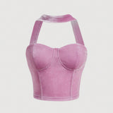 Jessie   Top de cuello halter para mujeres