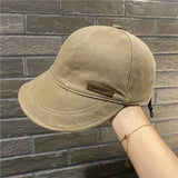 Nueva gorra coreana estilo 2024 para la primavera/verano, sombrero de cubo con proteccion solar y sombra, gorra plana de a con personalidad.