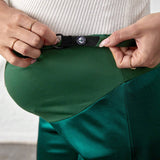 Pantalones De Pierna Acampanada Con Cintura Ajustable Para Mujeres Embarazadas