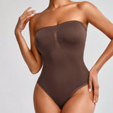 SHAPE Body De Mujer Con Diseno De Pliegues Y Color Solido Como Prenda Intima Moldeadora