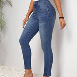 LUNE Pantalones Jeans Informales Ajustados