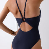 Swim Basics Traje De Bano De Una Pieza Para Mujeres Con Espalda Descubierta