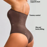 SHAPE Body De Mujer Con Diseno De Pliegues Y Color Solido Como Prenda Intima Moldeadora