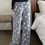 DAZY Pantalones De Dormir Con Estampado De Estrellas Para Mujer