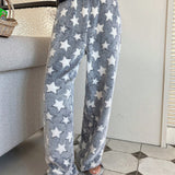 DAZY Pantalones De Dormir Con Estampado De Estrellas Para Mujer