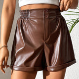 Prive Shorts De Cintura Elastica Y Corte Suelto Para Mujer