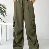 EZwear Pantalones Cargo Casuales De Ajuste Holgado