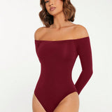 BASICS Bodycon Bodysuit Sin Hombros Para Mujer