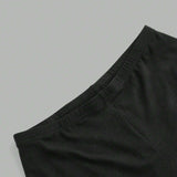 EZwear Conjunto De 2 Piezas De Pantalones Cortos Casuales, Ajustados, Para Mujeres En Blanco Y Negro Para Capas Basicas