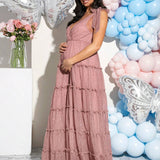 Vestido Elegante De Fiesta Maxi Para Maternidad