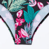 Swim Traje De Bano De Una Pieza Para Mujer Con Estampado Floral Y Botanico