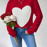 Essnce Sudadera Con Mangas Raglan Y Patron De Corazon